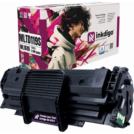 Toner Inkdigo MLT-D119S compatibile con Samsung ML-1610 SCX-4321 ML-2010PR certificato TÜV. (1/5)