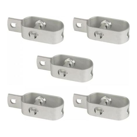 Lot de 5 tendeurs en acier galvanisé pour fil de clôture ou autres matériaux (1/5)