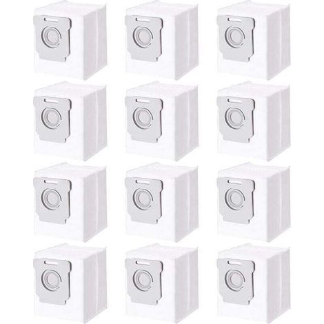 12 Staubsaugerbeutel für iRobot Roomba i7 i7+ i3 i3+ i4 i4+ i6 i6+ j7 j7+ i8 i8+S9 S9+ E5 E6 E7, Zubehör für Staubsaugerbeutel (1/4)