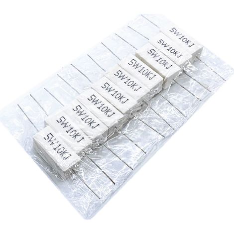 【Industrial Kit 670】Complete set of 5W adhesive resistors (67 resistance values, from 0.1 Ω to 750 Ω, 10 of each)