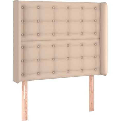 Maison Exclusive - Kopfteil mit Ohren Cappuccino-Braun 83x16x118/