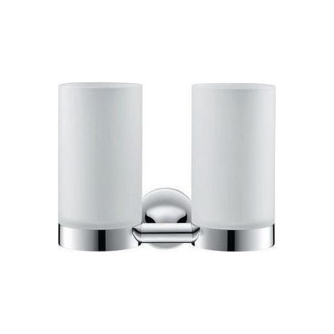Duravit Starck T Zahnputzbecher, doppelt, Wandmontage, 0099481000 (1/5)