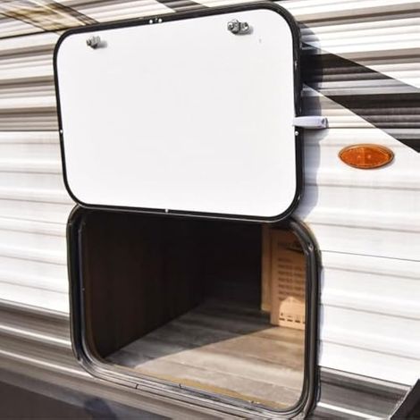 Lot de 5 supports de porte pour camping-car, loquets blancs pour porte de coffre, clips de maintien pour porte de coffre de camping-car, caravane, fourgon aménagé, camping-car (1/3)