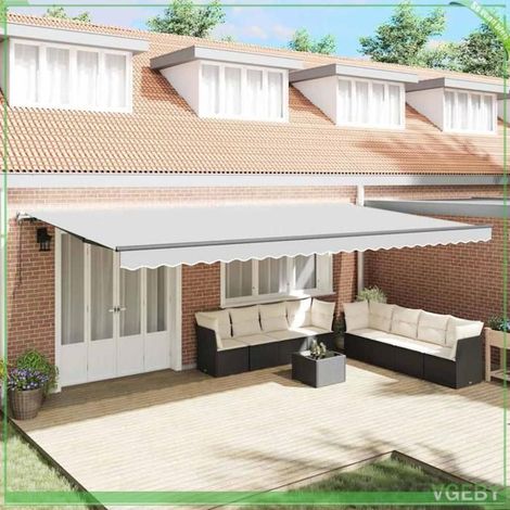 Auvent - Modèle 313254 - Anthracite - Métal - 6 x 3 m (1/5)