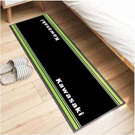 Tapis d'exposition moto A29 60 x 200 cm, antidérapant, idéal pour les motos de course Honda, Kawasaki, Yamaha, BMW et Suzuki. Décoration de sol pour la maison.