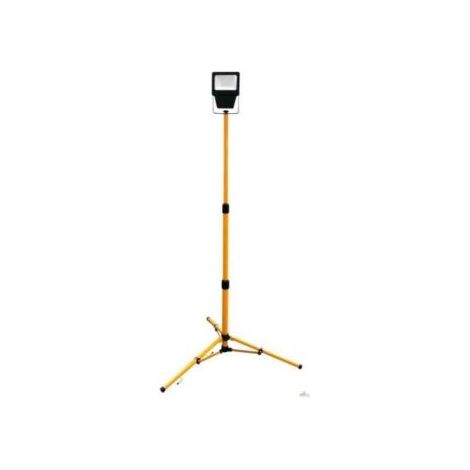 SUPPORTO TREPPIEDE STAFFA FARO LED PORTAFARO PROIETTORI CANTIERE IN ALLUMINIO