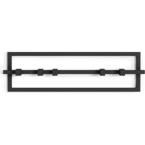 APPENDIABITI CUBIKO 5 IN METALLO NERO PER CORRIDOIO (1/5)