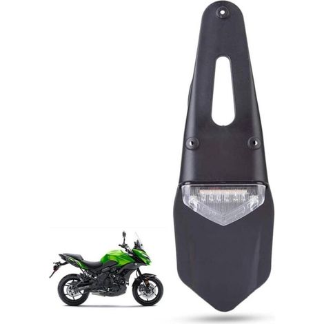 Luce posteriore a LED per parafango, targa e ABS (argento)