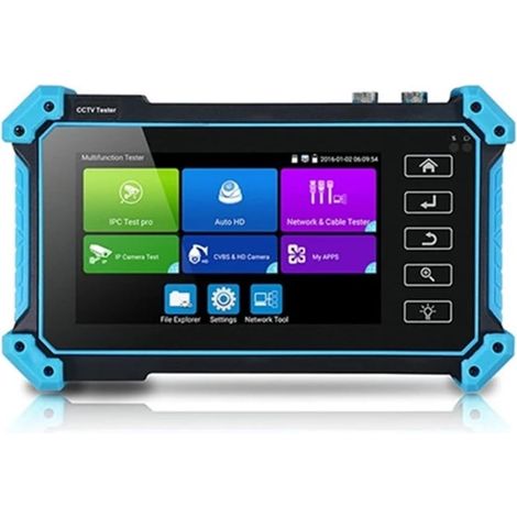 Testeur de caméra de sécurité CCTV Rsrteng IPC-9800MOVTADHS Plus + Fonctionnalités complètes Testeur de caméra de vidéosurveillance Moniteur à écran tactile IPS de 7 pouces Testeur de vidéosurveillanc (1/5)