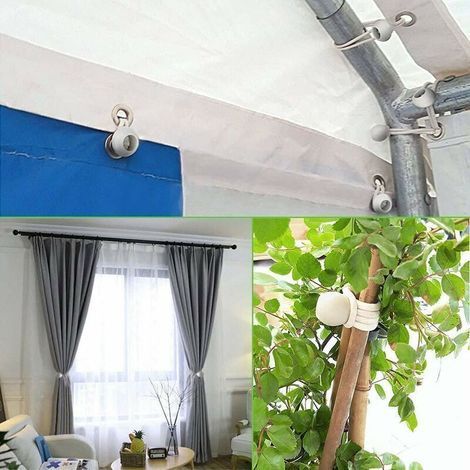 150 mm elastische Spannvorrichtung – 30er-Packung Befestigungselemente für Planen, Banner, Zelte, Pavillons und Vorhänge – Robuste und dehnbare Unterstützung (1/5)