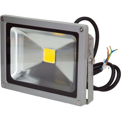 Projecteur LED 20W blanc chaud 12/24V IP65 – 1800 lumens – Angle de faisceau 120° – Aluminium résistant aux intempéries – Ohm-Easy (1/4)