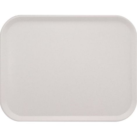 Plateau de service en polyester America gris moucheté - 460 x 360 x 20 mm - ROLTEX
