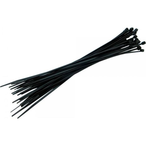 Bolsa bridas nylon 300x4,5 negras