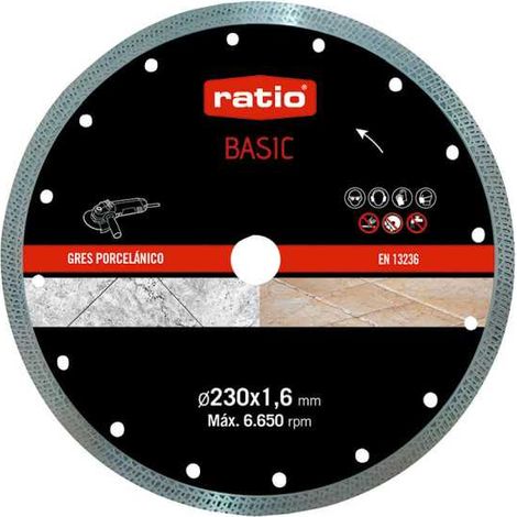 Disco Turbo Porcelánico Ø230 Basic RATIO
