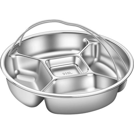 Plateau Repas Compartimenté Plateau Service Vapeur en pour Aliments Assiette apéritive compartimentée pour la maison, les soirées, les rassemblements, le camping, les pique-niques (1/5)