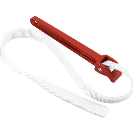 Chiave universale per filtro olio, lunghezza cinghia in nylon 865 mm spessore 6 mm, regolabile fino a diametro max Ø160 mm (1/4)
