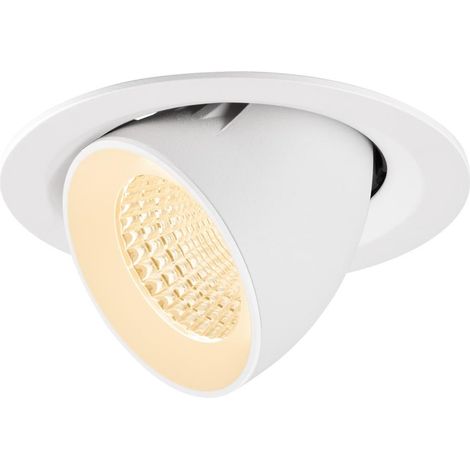 Spot encastré NUMINOS® GIMBLE M intérieur 2700 K 55° blanc - SLV - 1009557