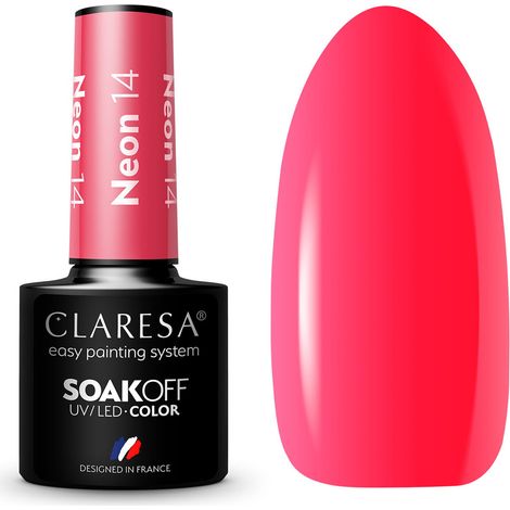 Smalto per unghie ibrido neon Claresa 14 -5g (1/2)