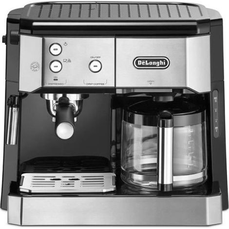 Cafetière DELONGHI BCO421.S – Pompe 15 bars – Chaudière inox – Compatible dosettes ESE – Réservoir 1L – 1750 Watt