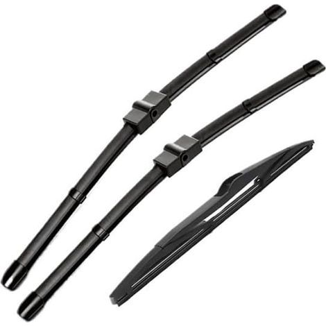 Front Wiper Blade Set, Front and Rear LHD, for Windshield and Rear Window, for Peugeot 207 2006-2014 (1/5)