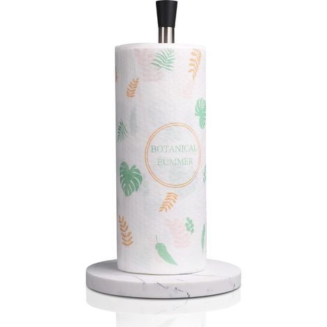 Support Papier Toilette sur Pied avec Base Lestée Lourde, Porte Rouleau WC Idéal comme Distributeur Pratique et Élégant pour Salle de Bain, Accessoire Moderne Compact et Stable (1/5)