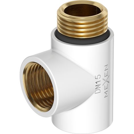 Mexen Uni-Term T conector para resistencia eléctrica, blanco - W906-000-20 (1/2)