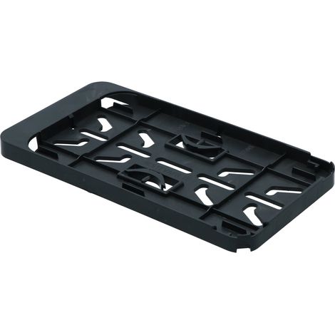 PORTE PLAQUE D'IMMATRICULATION SCOOTER 10X17.5CM NOIR