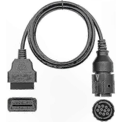 Adaptateur OBD2 Moto avec compatibilité ICOM-D, outil de diagnostic pour motocyclettes, connecteur fiable, lecture des codes défauts, performance optimale pour ateliers et passionnés. (1/4)