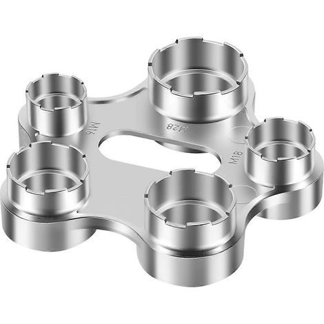 10-in-1 Werkzeug zum Entfernen von Strahlreglern für Wasserhähne, Strahlreglerschlüssel aus Metall (1/5)