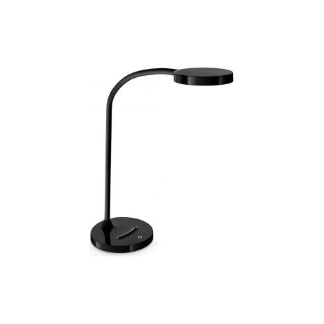 Lampada da Scrivania LED Flex Nera con Dimmer Touch e Braccio Flessibile CEP CLED-0290
