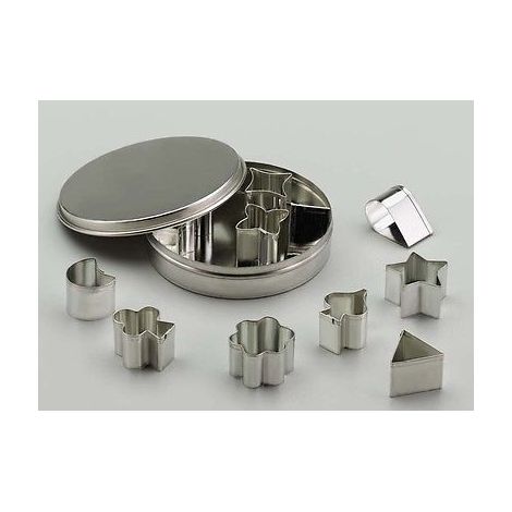 EVA SET 12 PZ TAGLIABISCOTTI TAGLIA BISCOTTI DECORA TORTE TORTA DOLCI