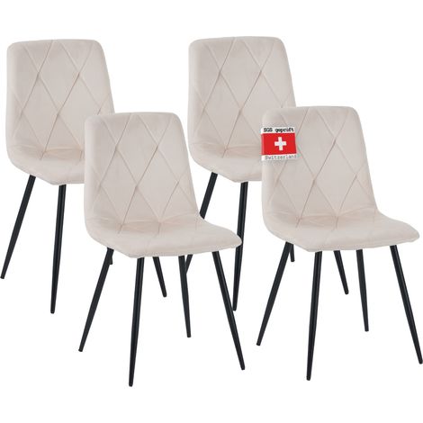 Albatros Esszimmerstuhl Dora mit Stoff Bezug stilvolles Vintage Design, belastbar mit 110Kg, Polsterstuhl - Moderner Küchenstuhl, Stuhl Esszimmer (1/5)