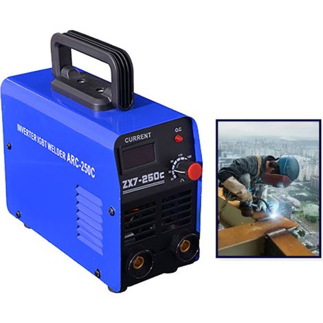 Poste à souder portatif à usage domestique, mini poste à souder à l'arc portable, efficace et sûr, 220 V, sans accessoires, inversion (1/5)