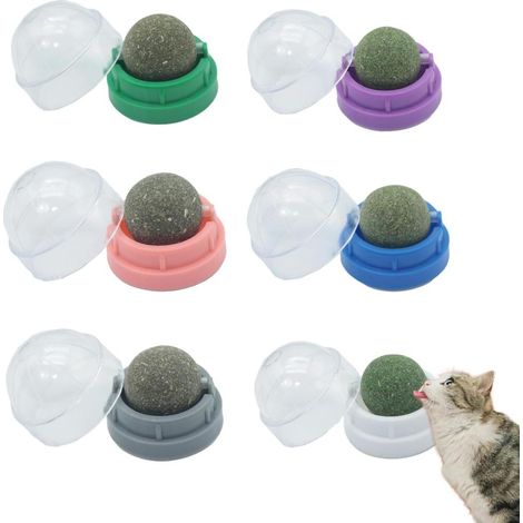 Balle d'herbe à chat avec herbe à chat jouet plante pour chat jouet d'herbe à chat boule de (1/5)
