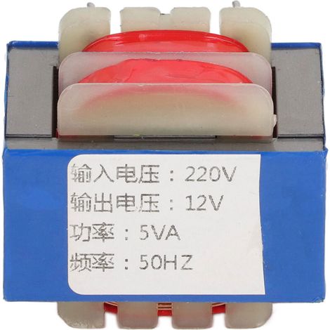 Transformateur d'isolement 5 broches 5 W 220 V entrée 12 V convertisseur de tension de sortie pour alimentation (1/5)