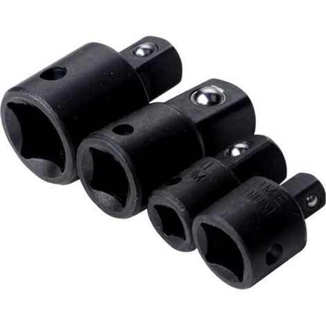 Jeu d'Augmentateurs et Réducteurs Adaptateur à Cliquet Adaptateurs Réducteurs Pour Douilles et Embouts Triomphe 4pcs 1/2" 1/4" 3/8" Pillote (1/4)