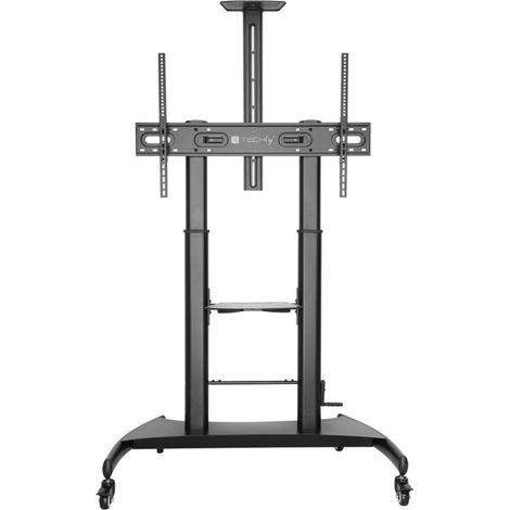 Techly Soporte de Suelo de Acero con Altura Regulable, para TV de 60" a 100 (1/5)