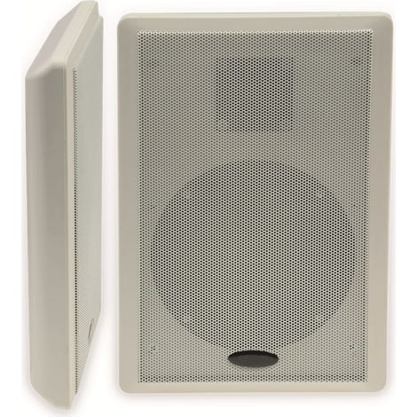 CHILITEC Flach-Lautsprecher 17804, 40 W, weiß, 2 Stück (1/3)
