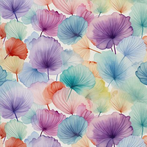 Tissu décoratif d'extérieur Oxford - Fleurs - DX2418 (1/5)