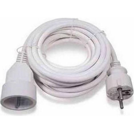 Rallonge Prolongateur 10 A 16 A 3 M Blanc - Pour Outils Électriques Et Appareils Domestiques - 1 Pièce