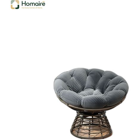 Stahl Rattan Sitzbank mit Rückenlehne Grau 120 x 40 x 45 cm HOMAIRE (1/5)