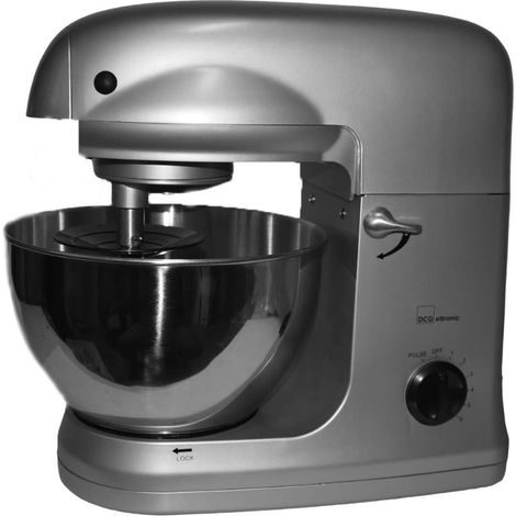 Impastatrice planetaria elettrica professionale robot sbattitore mixer da cucina per alimenti con gancio 1000w 6 velocità (1/5)
