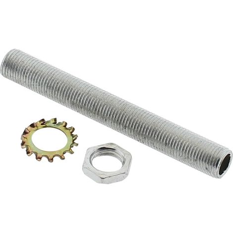 Ledbox – Vis creuse pour culot E27 80mm – Écrou inclus – Fixation pour projecteur – Pour espaces confinés et chantiers humides