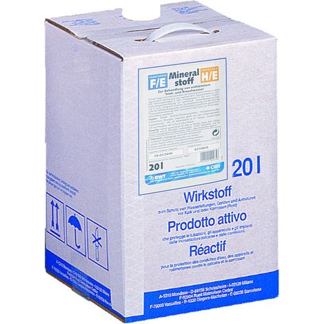 BWT Sustancia activa Mineralstoff F4, caja de 20 l Bewados E 20 & Medotronic F, dureza ber.4, 18030