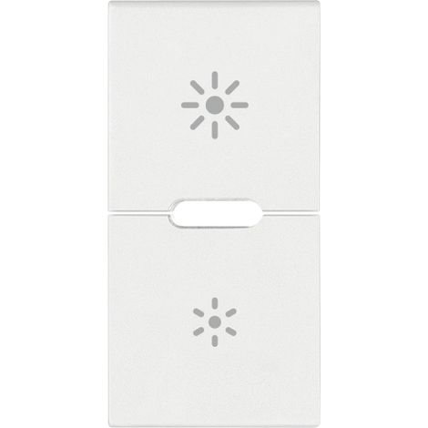 VIMAR - 19755.3.B Zwei Halbtasten 1M Dimmer weiß