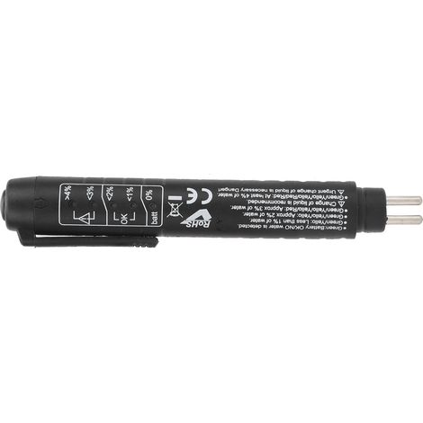 Stylo testeur de liquide frein avec 5 indicateurs LED, léger, portable, test rapide et universel