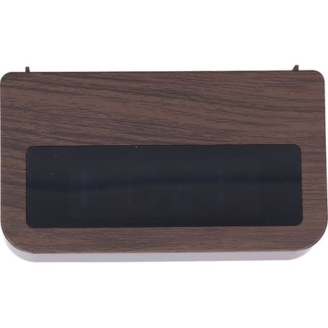 Lampe Livre LED avec Horloge, Lampe de Bureau Pliable pour Yeux, Lampe de Chevet Rechargeable USB (Batterie Intégrée), Bois, pour Chambre, Bureau, Salon (1/5)