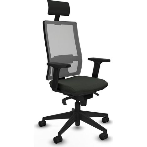 Piqueras y Crespo Horna Chaise de Bureau Noir Confort Maximal (1/3)