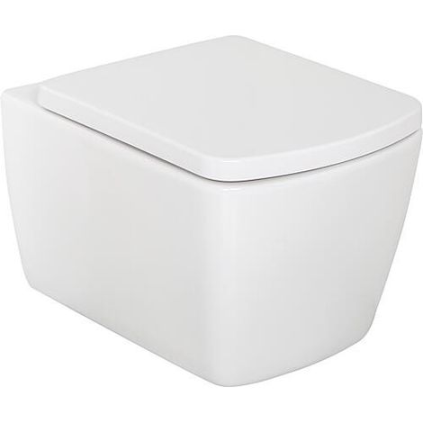 Combi-Pack Aldoma WC mural à fond creux sans bride et abattant WC Aldoma sofclose (1/3)