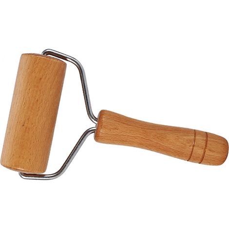 Rouleau à pâtisserie et à pizza, ustensile de cuisine en bois (1/5)